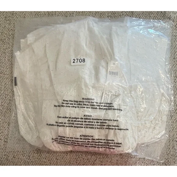 Anthropologie Tiered Eyelet Maxi Dress NWT Size Medium RARE Dress - Picture 14 of 16